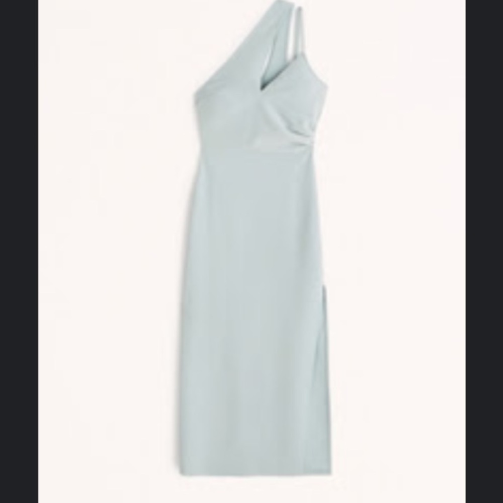 Asymmetrical Ruched Dress